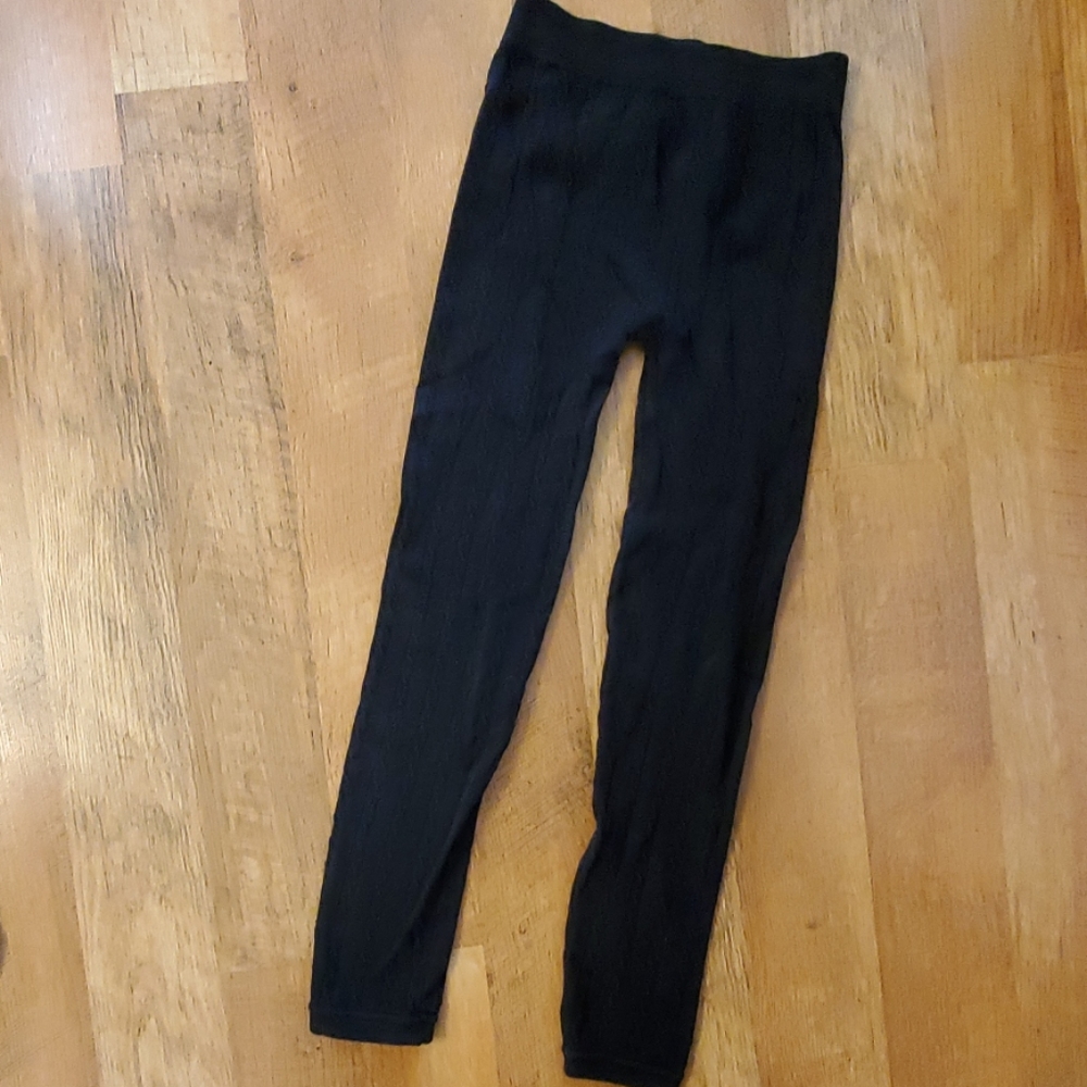 Pink Republic Girls Black Sweater Footless Tights Size‎ 14 and 16